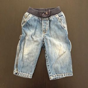 Elastic waist jeans 6-12mo